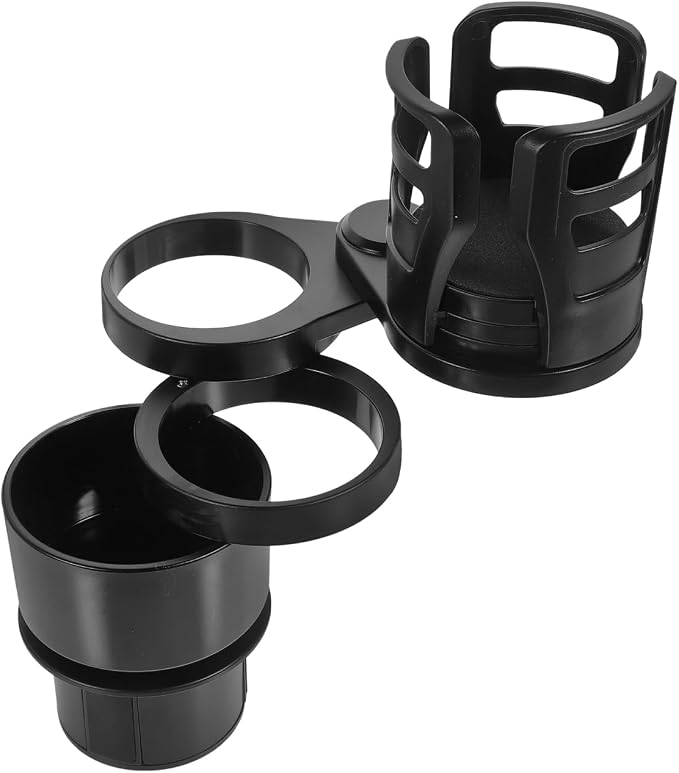 Cabilock Car Cup Holder Expander Multifunction Car Drink Holder with Rotating Base Adjustable Water Cup for Organizer Storage for Mugs and Bottles - Image 5