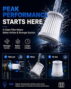 houscly Car Vacuum Cordless Mini Handhled 4-in-1 High Power Cleaner 20000Pa - Image 6