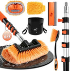 144'' Car Wash Brush with Long Handle Cleaning Kit by Unknown