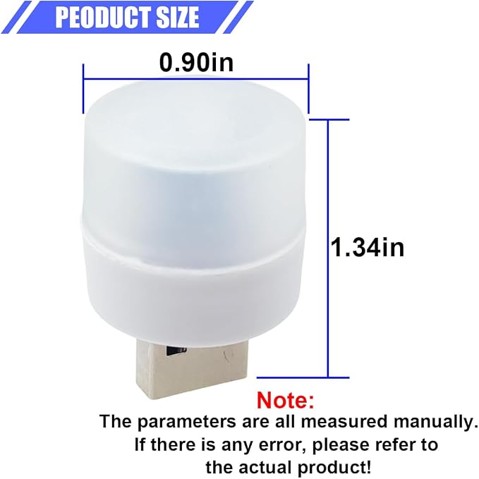 2PCS USB LED Car Interior Atmosphere Lamp, Plug and Play, Ice Blue | Mini Portable LED Ambient Night Light, Universal Vehicle Decorative Lighting Accessories for Car Interior & Home Decors - Image 2