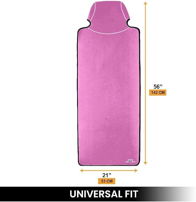 Gear Pink Premium Universal Fit Waterproof Stain Resistant Car Seat Cover Neoprene Non-Slip Bucket Seat Dog Sweat Proof Protector Save Your Leather Cloth Seats Automotive Van Truck SUV Sedan - Image 5