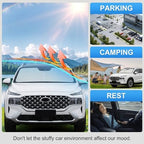 Custom Fit Windshield Sun Shade for Hyundai Santa Fe 2019-2023 - Image 6