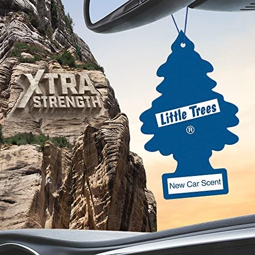 LITTLE TREES Car Air Freshener | Xtra Strength Provides Long-Lasting Scent for Auto or Home | Extra Boost of Fragrance | New Car Scent, 24 Air Fresheners (Pack of 6) - Image 4