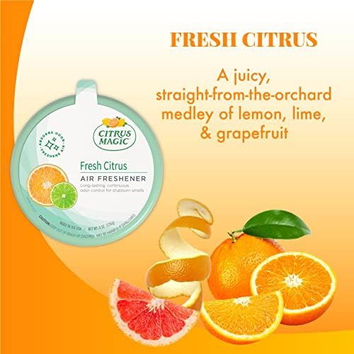 Citrus Magic Solid Air Fresheners, Fresh Citrus, 8 Ounce, Pack of 2 - Image 3