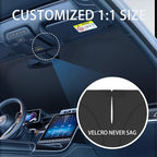 for Acura MDX 2021 2022 2023 2024 2025 2026 Windshield Sun Shade - Custom Fit Acura MDX 4 Layers Sunshade Foldable Front Window Sunshade Sun Visor Protector Block UV Rays Keep Your Car Cooler - Image 6
