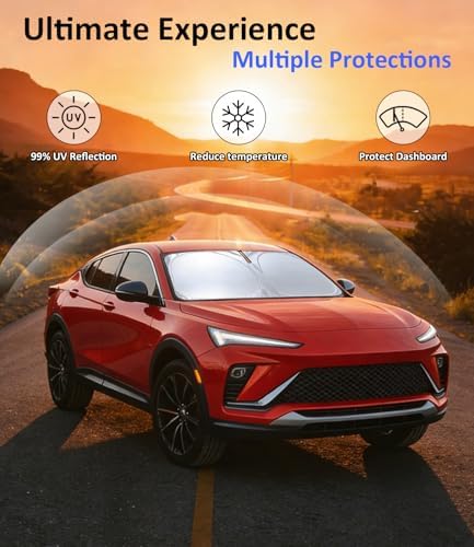 Windshield Sun Shade for 2024 2025 2026 Buick Envista Accessories - Image 3