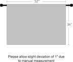 RYB HOME Short Blackout Curtains for Small Window Kitchen Bathroom Cafe RV | Sunmmer Heat Light Blocking, Privacy, Energy Saving, For Sunroom Laundry Room Stair Window, W52 x L36, Dark Green, 2 Panels - Image 9