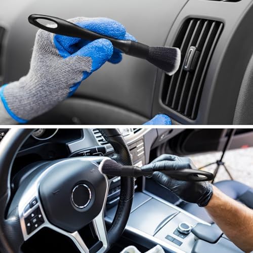 3PCS Wheel Brush Kit for Cleaning Wheel and Tire, Wheel and Rim Brush, Car Detailing Brushes, Bendable & Durable Car Wheel Rim Cleaner Brush Set,Car Detailing Cleaning Brush Supplies Kit - Image 5