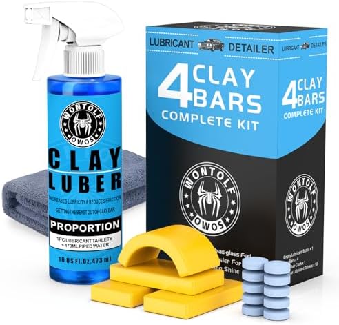 Wontolf Complete Clay Bar Kit, Car Detailing Kit for Car by Wontolf