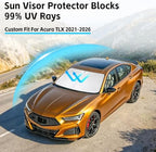 Windshield Sun Shade for Acura TLX 2021-2026 Sunshade - Image 2