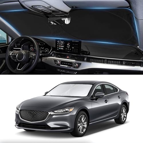 Custom Fit Mazda 6 Windshield Sunshade for Mazda 6 2014-2021 Window Shades by INSAUTO