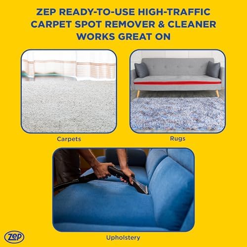 Zep High Traffic Carpet Cleaner - 1 Gallon - Penetrating Formula Removes Deep Stains. Make High-Traffic Areas Look New Again - Image 4