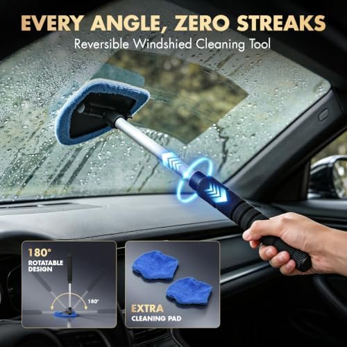 VCANENERGY 29PCS Car Cleaning Kit Interior Detailing for Men Women（Blue） - Image 4