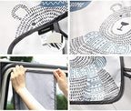 Magnetic Car Sun Shade Curtain for Side Window – Sun Blocker and UV Protector for Baby, Kids, and Pets – Universal Fit with Built-in Magnets for Steel-Framed Door (Be-Awesome Bear) - Image 5