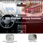 LAPE Custom Car Windshield Sun Shade Personalized Photo Logo Text - Image 2
