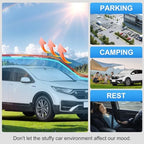 Custom Fit Windshield Sun Shade for Honda CRV CR-V 2017-2022 - Image 6