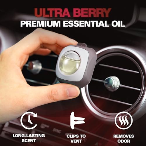 Air Jungles Ultra Berry Scent Car Air Freshener Vent Clips 6 Ct - Image 2