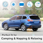 TINGLU Window Shades for Subaru Ascent Touring 2019-2026 Accessories Car Side Full Windows Rear Triangular Windshield Sun Shade Sun UV Rays & Privacy Protection for Camping,Napping,and Relaxing 8PCS - Image 6