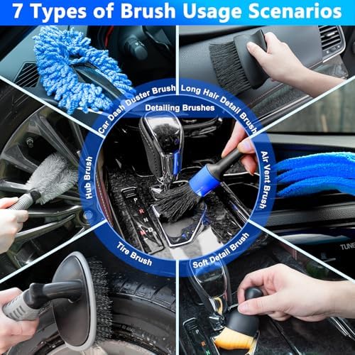 THINKWORK Car Wash Kit with Foam Gun, Complete Car Detailing Kit 40 PCS - Image 6