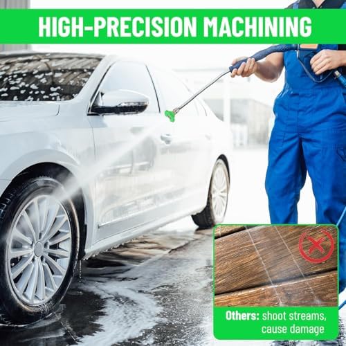 Pressure Washer Nozzle Tips 5-Pack, 2.5 GPM (Orifice 2.5), 1/4" Quick Connect, 0° 15° 25° 40° 65° (Soap), Up to 4500 PSI - Image 6