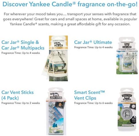 Yankee Candle Clean Cotton Paperboard Car Jar 3 Pack - Image 3