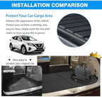 Powerty Trunk Mat for Nissan Murano 2015-2024, All Weather TPE Cargo Mat Liner for Murano Rear Trunk - Image 4
