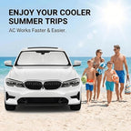 for BMW 3 Series 2019-2024 2025 2026 Windshield Sun Shade - Custom Fit 3 Series Accessories 330i 330E M340i 328i 335i 320i 330i 325i Sun Visor Front Foldable Shade Blocks UV Rays Accessories - Image 4