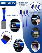 Car Cleaning Kit：40 Pcs Interior Windshield and Window Cleaner Detailing Set；Wheel & Tire Brush；Car Wash Mitt；Cleaning Bucket；Total Care Supplies；Towels；Automotive Tools - Image 6