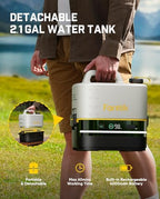 Fanttik NB10 Nano Portable Cordless Electric Sprayer w/2.1Gal Tank, HD LED Display, 4000mAh Lithium Battery & Built-in Camping Light, Light Cleaning Portable Washer for Pets, Filters & Camping - Image 2