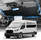 Zanch Windshield Sun Shade for Full SUV & Van, 69" × 37" by Zanch