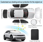 TINGLU Window Shades for Hyundai Ioniq 5 2022-2025 2026 Accessorie Car Side Full Windows Rear Triangular Windshield Sun Shade Sun UV Rays & Privacy Protection for Camping,Napping,and Relaxing 6PCS - Image 3