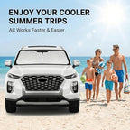 for Kia Telluride Windshield Sun Shade 2020-2025, Double Layer 240T Front Window Shade, Custom Fit UV Blocking Foldable Sun Visor, Summer Car Accessories Must-Have - Image 5
