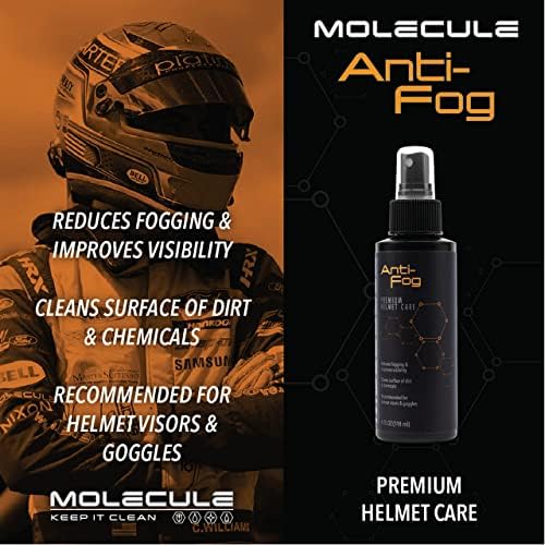Molecule Helmet Care Kit | Premium Helmet Care | Includes Anti-Fog, Cleaner Polish, Helmet Refresh, and Rain Repel | Cleans and Details Helmets, Visors, and Goggles | 4 Ounces (1 Kit) - Image 3