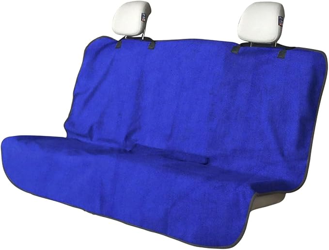 Car Towel Seat Cover, Waterproof Non-Slip Back Seat Protector for Post Gym Workout Beach Hiking, Sweatproof Washable Bucket Seat Protective Cover for Car SUV Truck Sedan (Blue) by Unknown