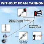 RIDGE WASHER Pressure Washer Undercarriage Cleaner, with Foam Cannon - Image 4