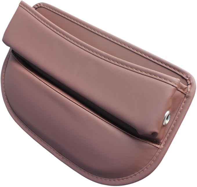 Seat Gap Organizer Car Seat Console Organizer Front Seat Side Storage Bag Center Console Side Pocket Car Seat Crevice Storage Seat Gap Filler Between Seat Storage Pouch(Brown) by Unknown