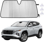 EcoNour Foldable Sun Shade Fit for Hyundai Tucson 2022-2024 2025 2026 by EcoNour
