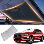 Windshield Sun Shade for Volvo XC60 Front Window Shades Cover for 2018-2025 2026 XC60 Windshield Sun Visor Protector Car Accessories by LZYYQX