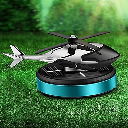 Car Air Freshener,Al Alloy Solar Helicopter Diffuser,Home&Car Décor|Blue - Image 7