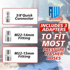 RIDGE WASHER Pressure Washer Gun 5000 PSI, 1/4'' Quick Connector - Image 4