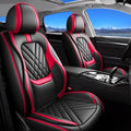 Fit Renegade Car Seat Covers Compatible with Jeep Renegade 2015-2021 2022 2023-Premium Leather,Waterproof,Breathable,Airbag Compatible &All-Weather Seat Cushion Protecto(Full Set,Red) by Unknown