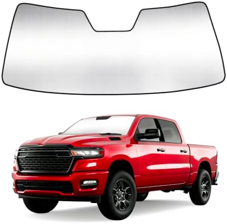 Windshield Sun Shade for Dodge Ram 1500 2019-2026 by LungsiMotor