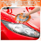 Layhit 5 Pcs Car Wash Mitt Set, Brush Not Included, Orange - Image 5