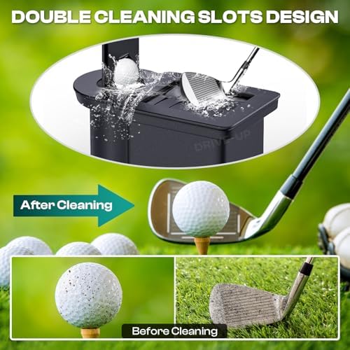 DRIVE UP Golf Cart Ball Washer and Club Cleaner Kit, Club Cart Golf Ball Cleaner and Club Head Washer, Suitable for Club Car Precedent, Tempo, Onward Gas and Electric Golf Carts, OEM 103662801 - Image 3