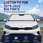 Custom Fit Windshield Sun Shade for Kia Forte 2019-2026 - Image 2