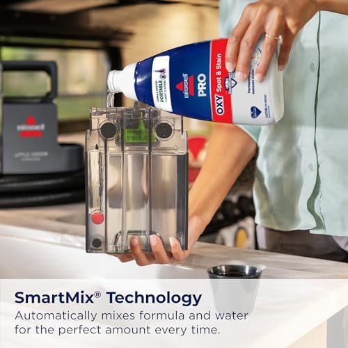 BISSELL Little Green Cordless SmartMix, Powerful Cordless Suction, HydroRinse Self-Cleaning Hose Tool, Pro Oxy Spot & Stain Formula Included - Image 3