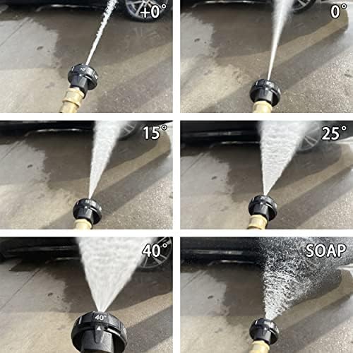JOEJET Pressure Washer Nozzle Tips, 6-in-1 Quick Changeover, 4000 PSI - Image 2