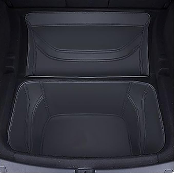Full Cover Frunk Mat & Rear Lower Trunk Storage & Inner Storage Mat Compatible with Tesla Model Y 2026 Juniper (Not fit Standard)– Full Coverage, Non-Slip, Easy Clean(Black) - Image 5