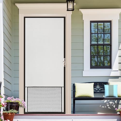 MD Building Screen Storm Door Grille, Bronze Aluminum, 20x32in | Indoor/Outdoor Use, Rust-Resistant Finish, Screws Included, Protects Screen Panel, Hacksaw Cuttable - Image 2