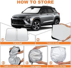 Foldable Front Windshield Sunshade fit for Chevrolet Trailblazer 2021-2026 - Image 5